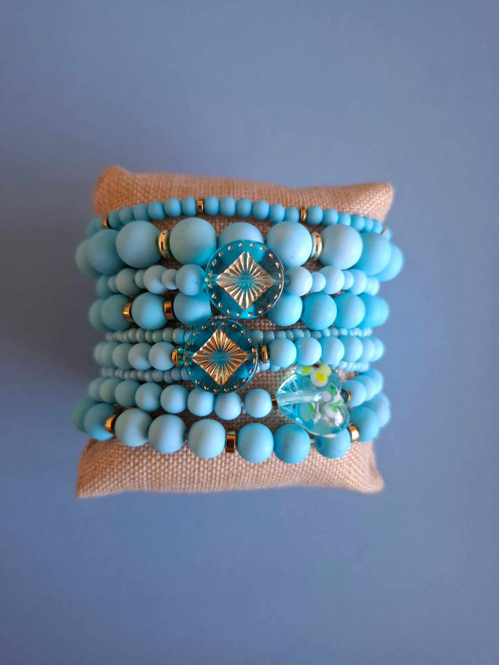 Armbandenset blauw 2